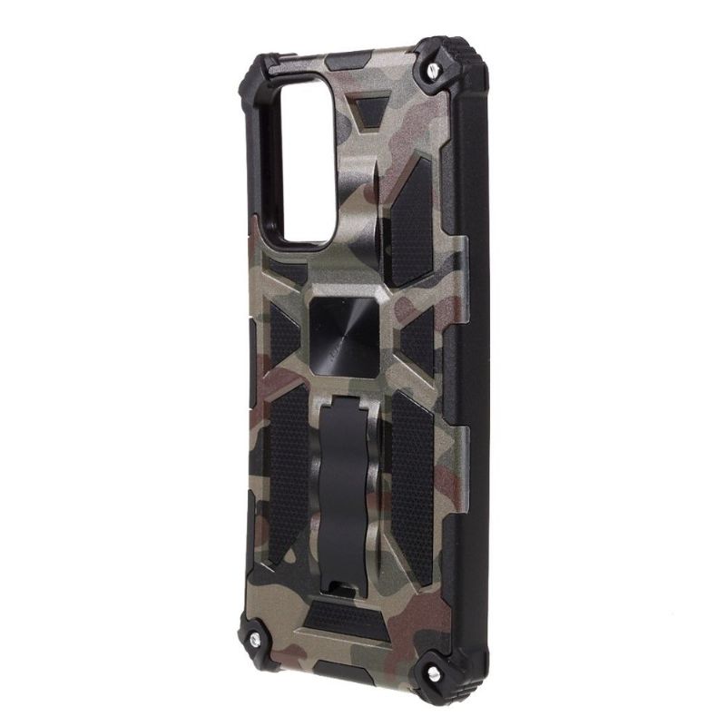 Coque Xiaomi Redmi Note 10 Pro Camouflage Militaire Fonction Support