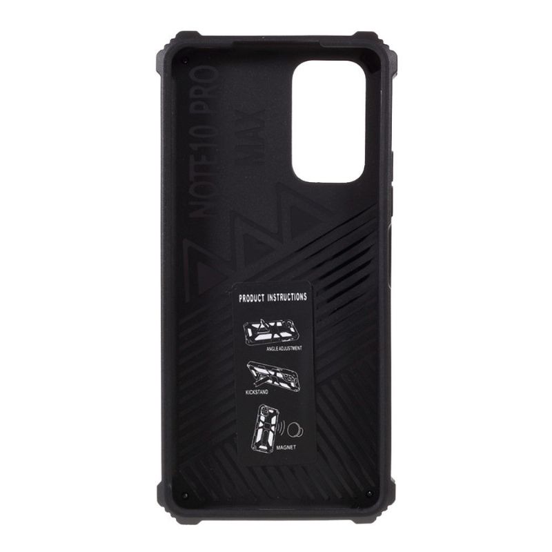 Coque Xiaomi Redmi Note 10 Pro Camouflage Militaire Fonction Support