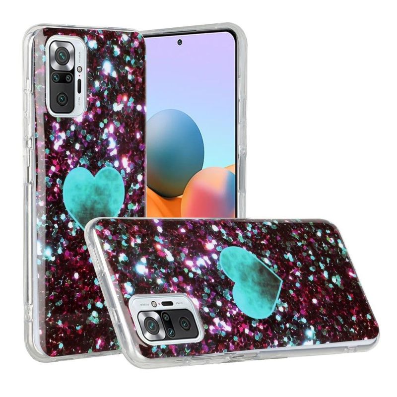 Coque Xiaomi Redmi Note 10 Pro Coeur vert