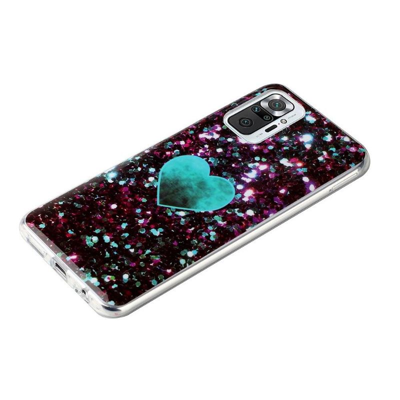 Coque Xiaomi Redmi Note 10 Pro Coeur vert