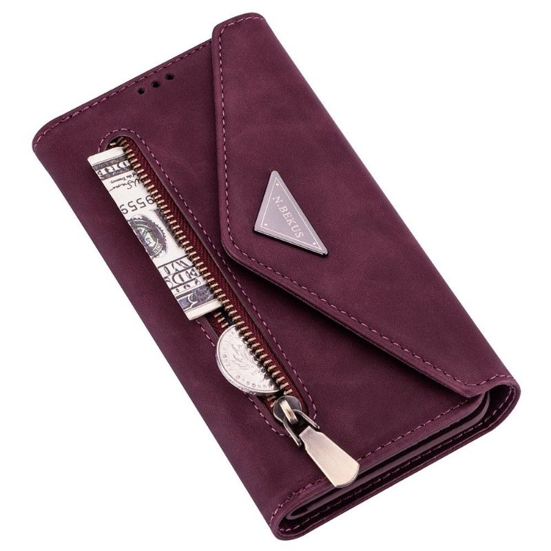 Housse Portefeuille Xiaomi Redmi Note 10 Pro Effet Cuir N.BEKUS