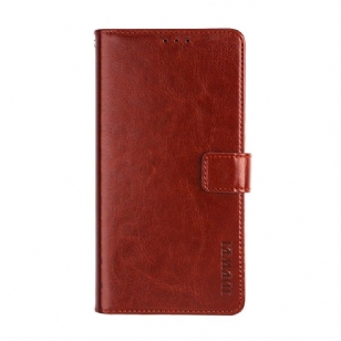 Housse Vivo Y72 5G IDEWEI Folio Effet Cuir