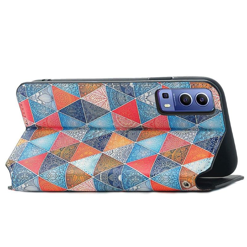 Housse Vivo Y72 5G Mandala Kaléidoscope