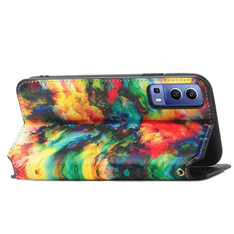 Housse Vivo Y72 5G Nuage iridescent