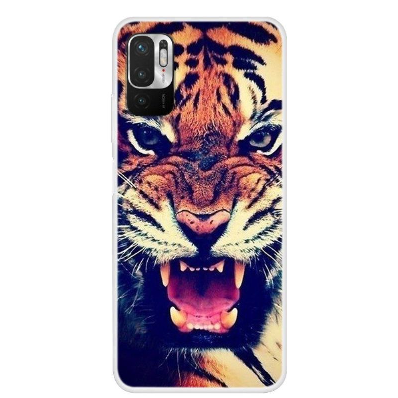 Coque Xiaomi Redmi Note 10 5G / Poco M3 Pro 5G Tigre Féroce