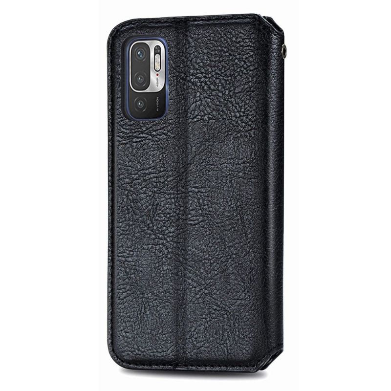 Xiaomi Redmi Note 10 5G / Poco M3 Pro - Housse Effet Cuir Design Géométrique