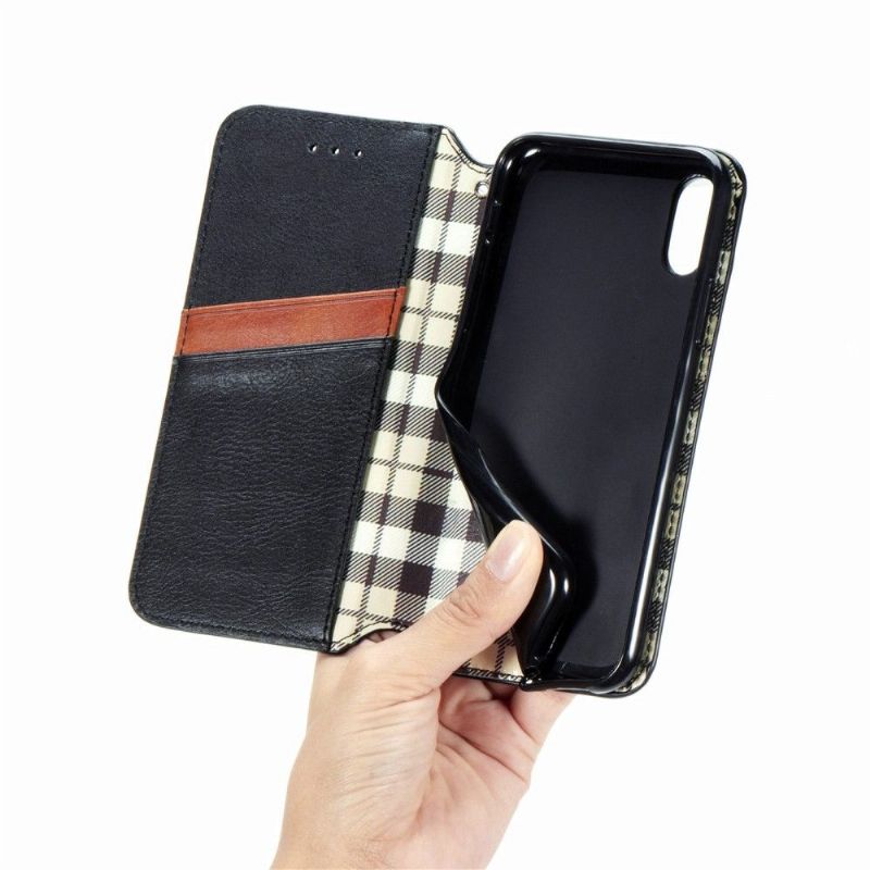 Xiaomi Redmi Note 10 5G / Poco M3 Pro - Housse Effet Cuir Design Géométrique