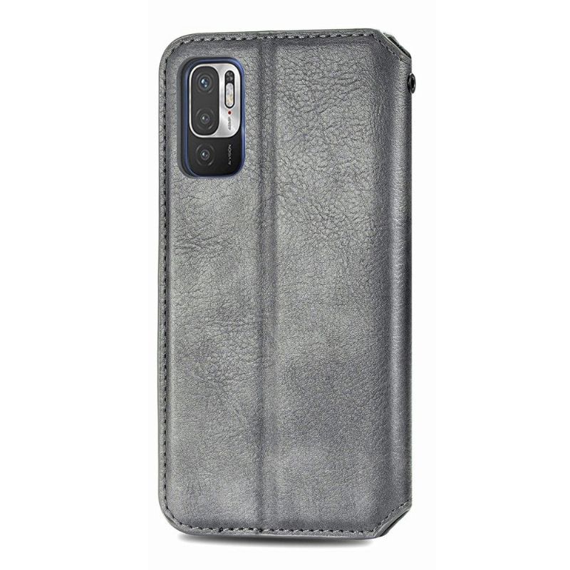Xiaomi Redmi Note 10 5G / Poco M3 Pro - Housse Effet Cuir Design Géométrique