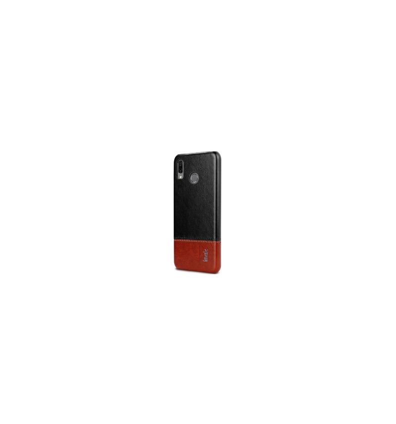 Coque Honor Play imitation cuir - Noir / Marron