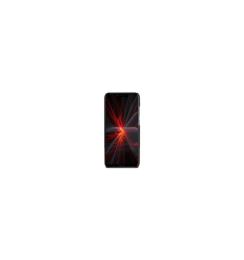 Coque Honor Play imitation cuir - Noir / Marron