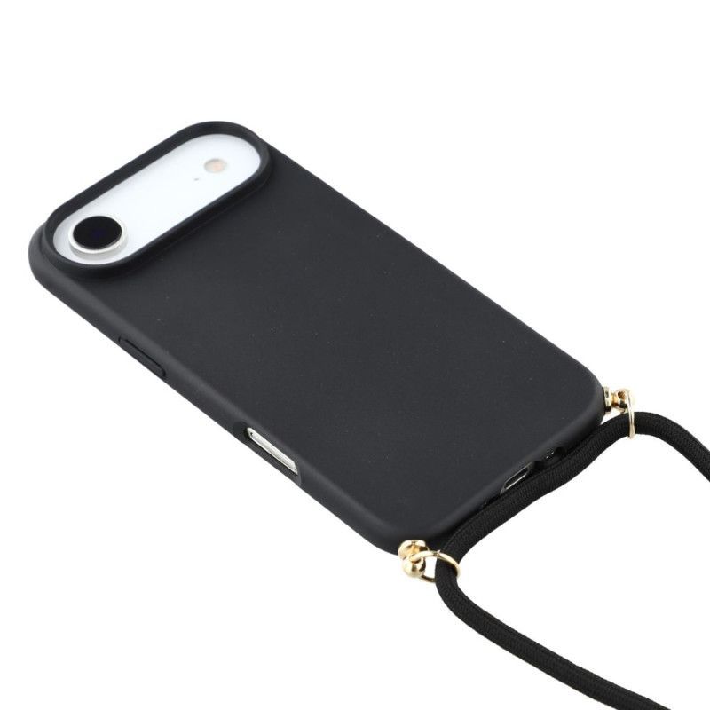 Coque à Cordon iPhone Air Silicone et Paille de Blé