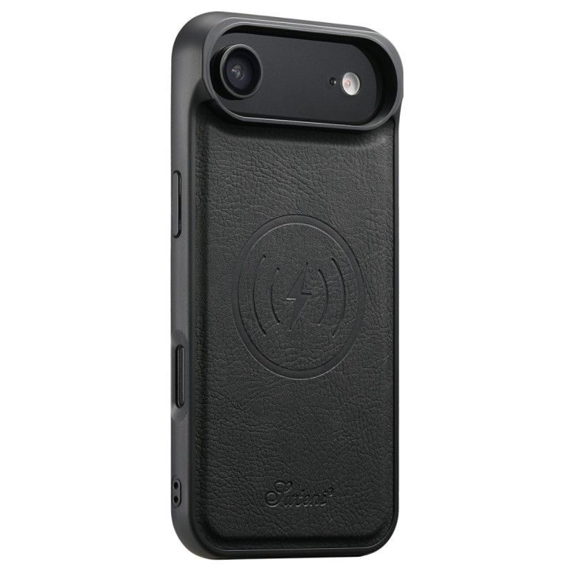 Coque iPhone Air Compatible MagSafe avec Support et Porte-Cartes Détachable