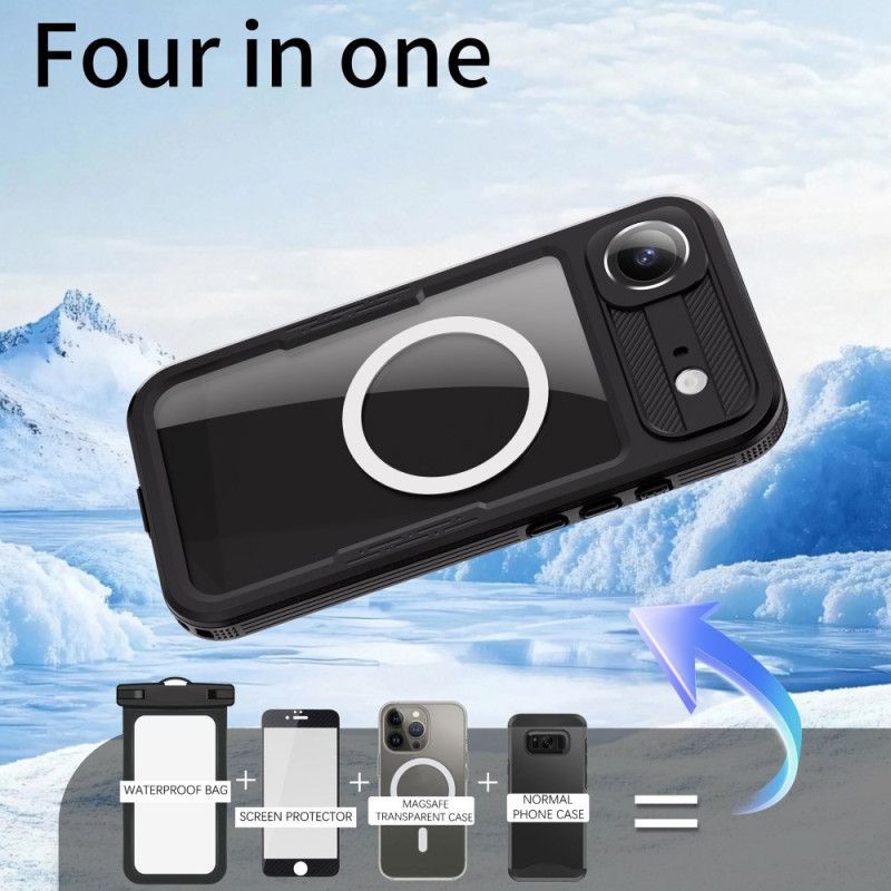 Coque iPhone Air Compatible MagSafe Étanche REDPEPPER