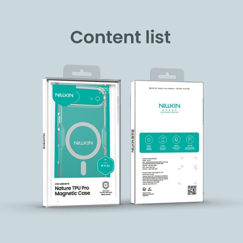 Coque iPhone Air Compatible MagSafe Nature Pro Series NILLKIN