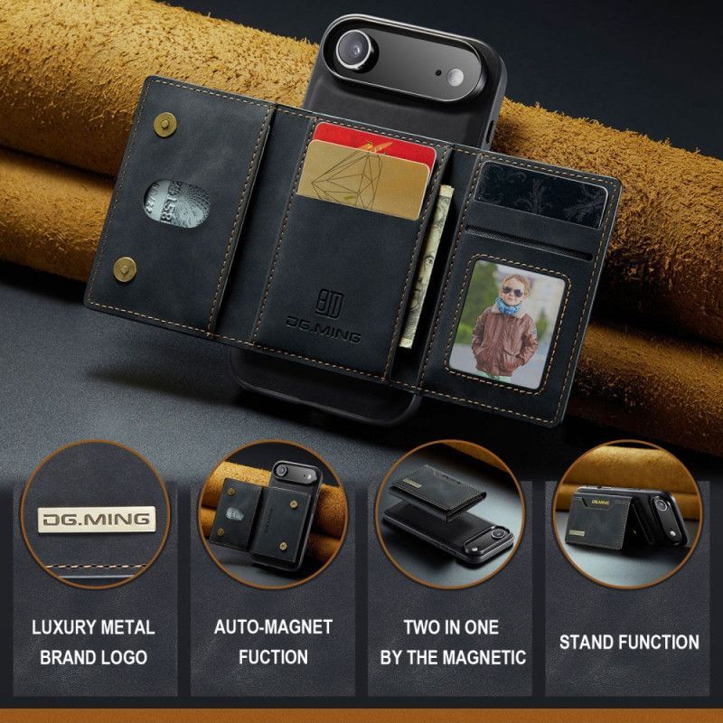 Coque iPhone Air Porte-Cartes Détachable DG.MING
