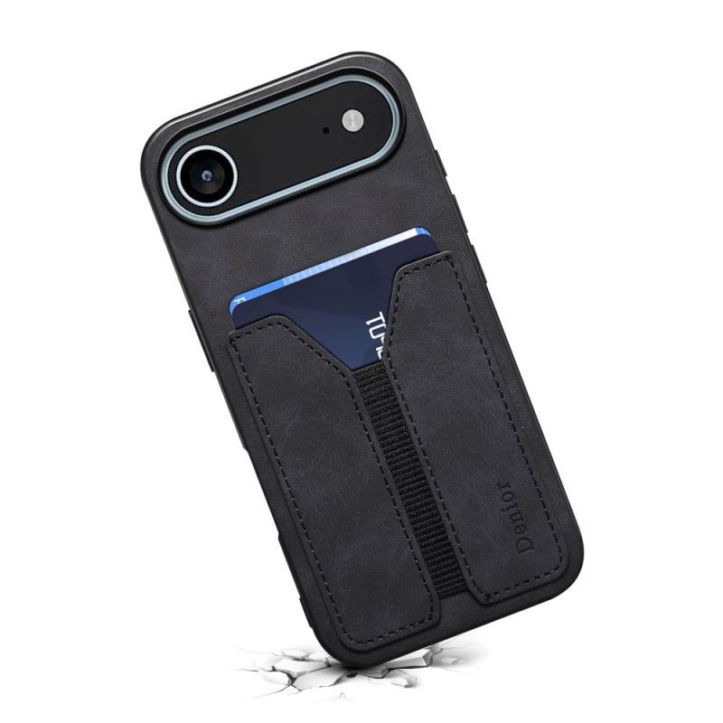 Coque iPhone Air Porte-Cartes Élastique DENIOR