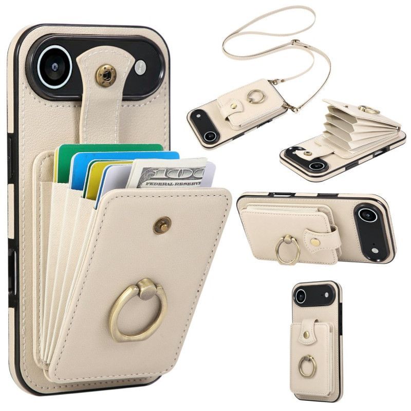 Coque iPhone Air Porte-cartes et Dragonne