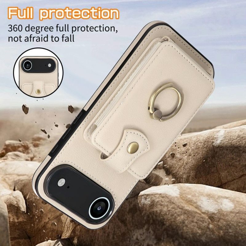 Coque iPhone Air Porte-cartes et Dragonne