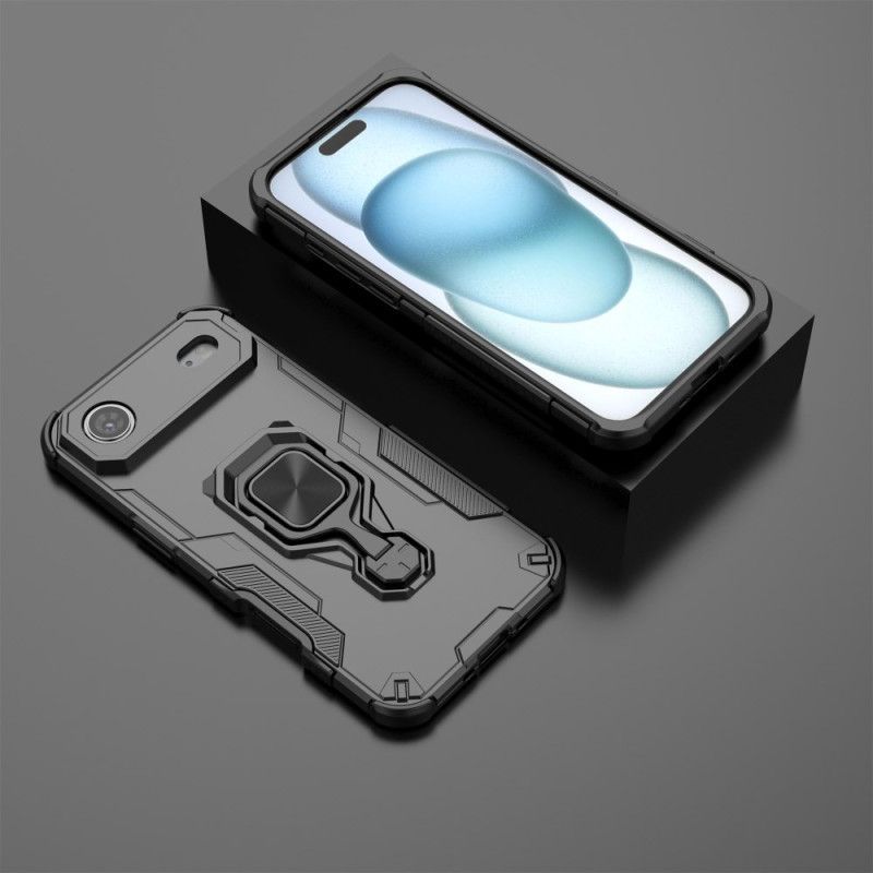 Coque iPhone Air Ring Résistante avec Support Rotatif