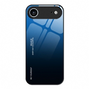 Coque iPhone Air Verre Trempé Be Yourself