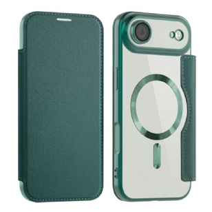 Flip Cover iPhone Air Compatible MagSafe avec Blocage RFID