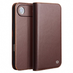Flip Cover iPhone Air Cuir QIALINO