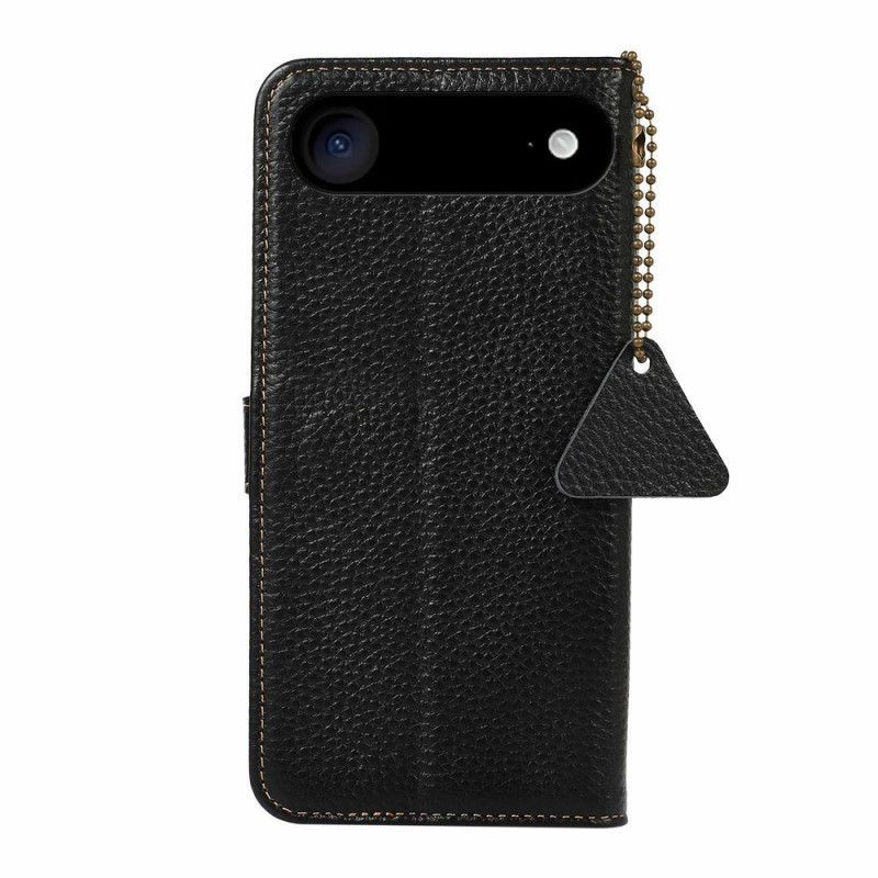 Housse iPhone Air Blocage RFID Cuir Litchi