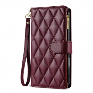 Housse iPhone Air Matelassée avec Lanière et Bandoulière