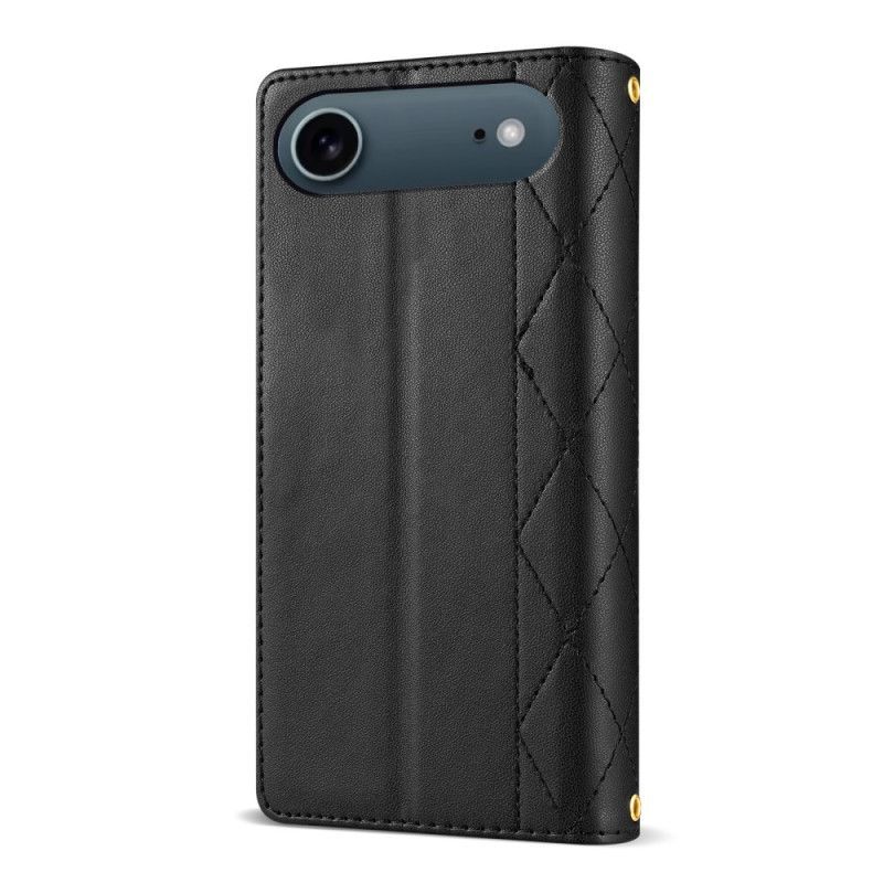 Housse iPhone Air Matelassée avec Lanière et Bandoulière