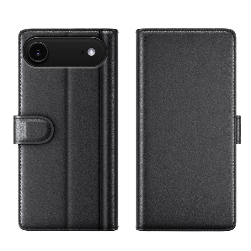 Housse iPhone Air Portefeuille Cuir Véritable