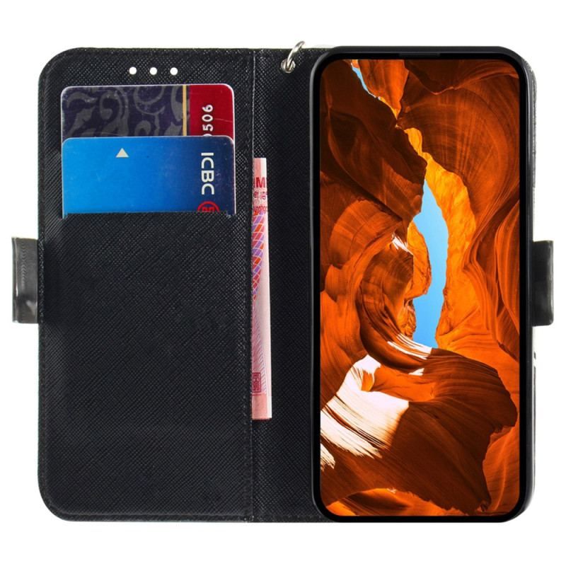 Housse Xiaomi Redmi Note 12/Poco X5 5G Angry Panda à Lanière