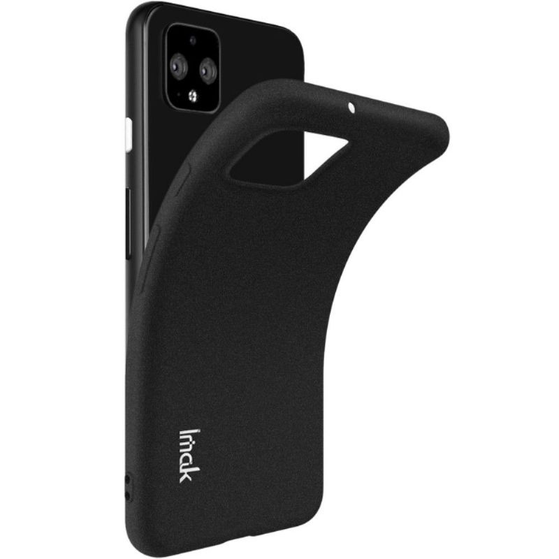 Google Pixel 4 XL - Coque avec support + verre trempé - Noire mate