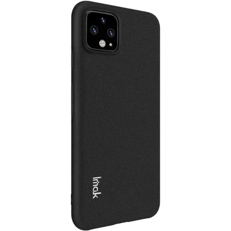 Google Pixel 4 XL - Coque avec support + verre trempé - Noire mate