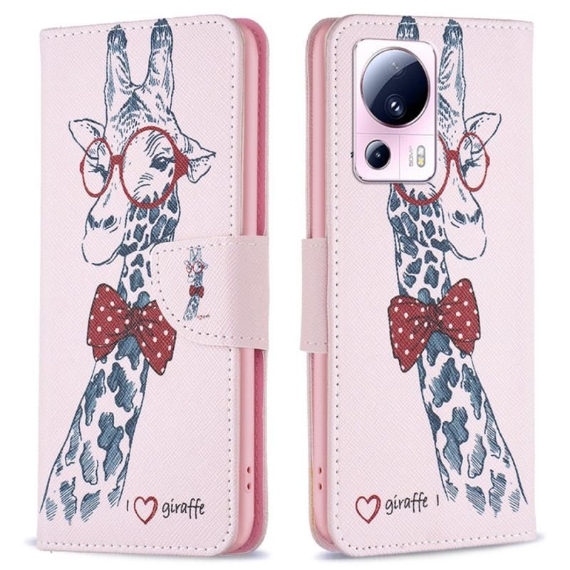 Housse Xiaomi 13 Lite Girafe Intello