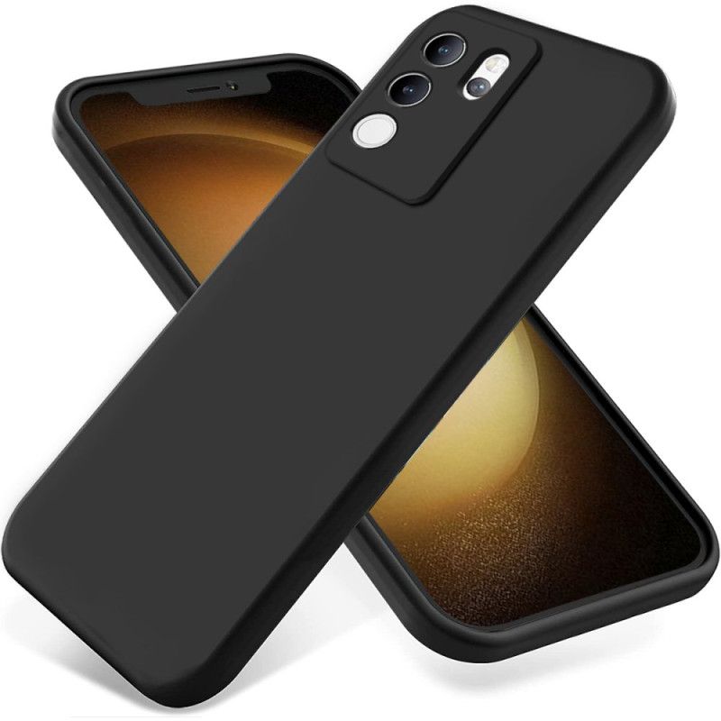 Coque Vivo V30 Lite 5G Silicone Liquide à Lanière