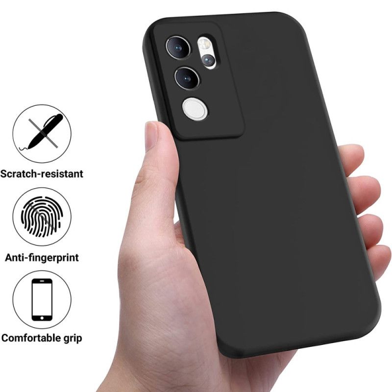 Coque Vivo V30 Lite 5G Silicone Liquide à Lanière