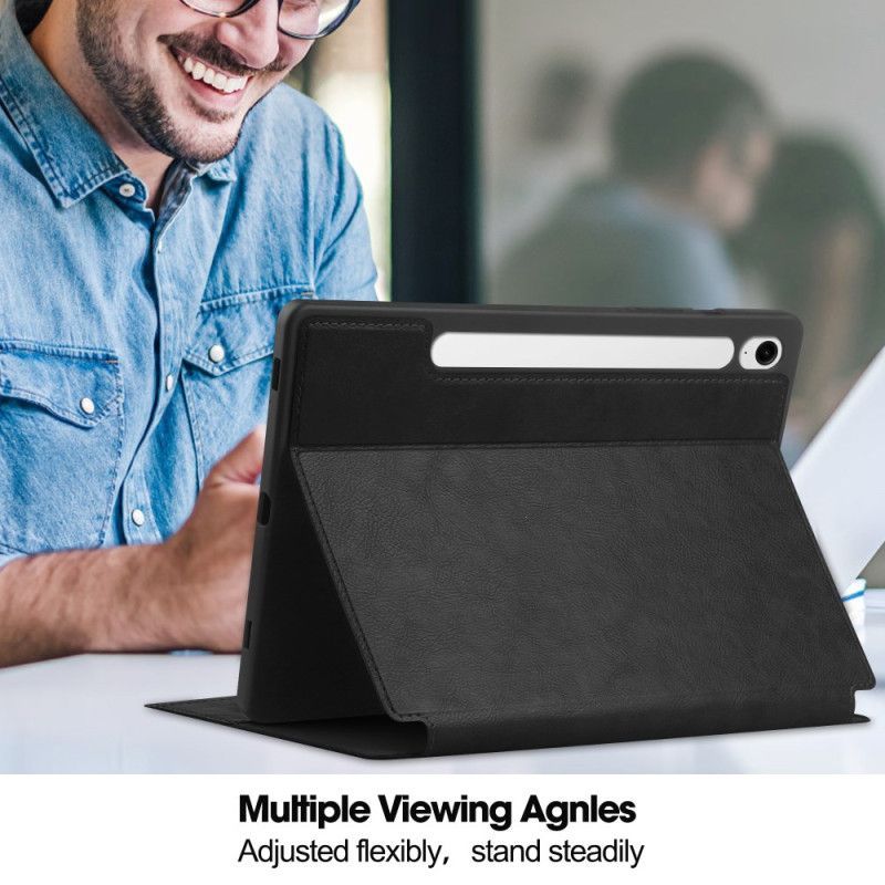 Étui Samsung Galaxy Tab S10 FE / S9 FE Effet Cuir