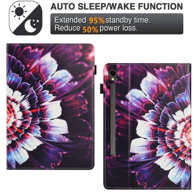Étui Samsung Galaxy Tab S10 FE / S9 / S9 FE Motif Floral