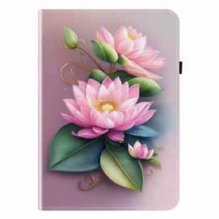 Étui Samsung Galaxy Tab S10 FE / S9 / S9 FE Motif Lotus