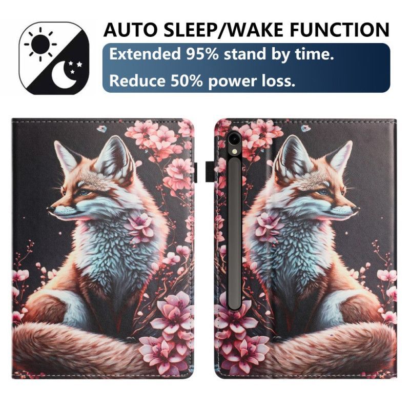Étui Samsung Galaxy Tab S10 FE / S9 / S9 FE Motif Renard