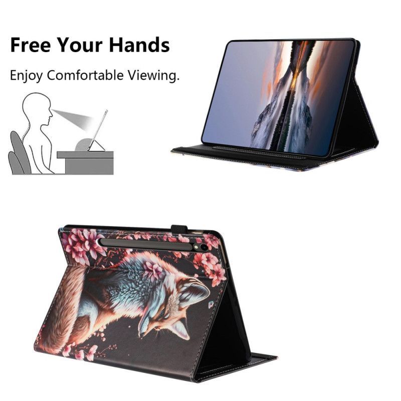 Étui Samsung Galaxy Tab S10 FE / S9 / S9 FE Motif Renard