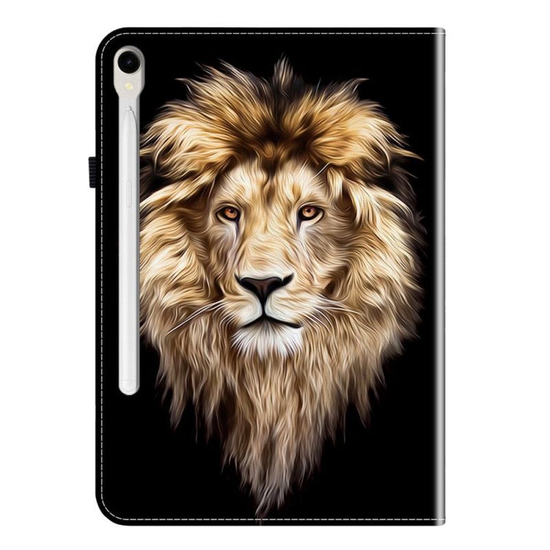 Étui Samsung Galaxy Tab S10 FE / S9 FE / S9 Motif Tête de Lion