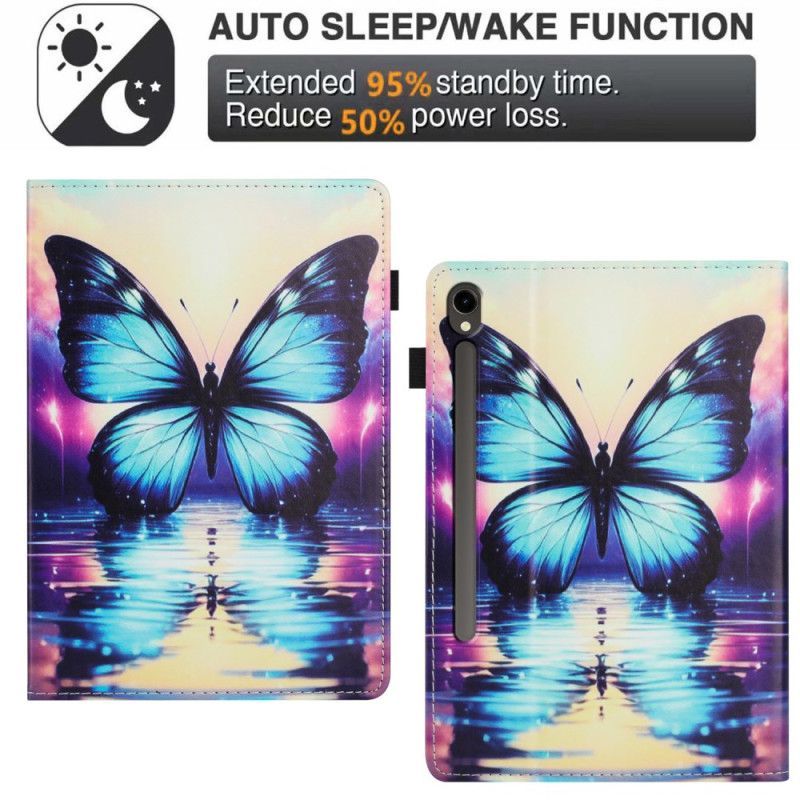 Étui Samsung Galaxy Tab S10 FE / S9 / S9 FE Papillon