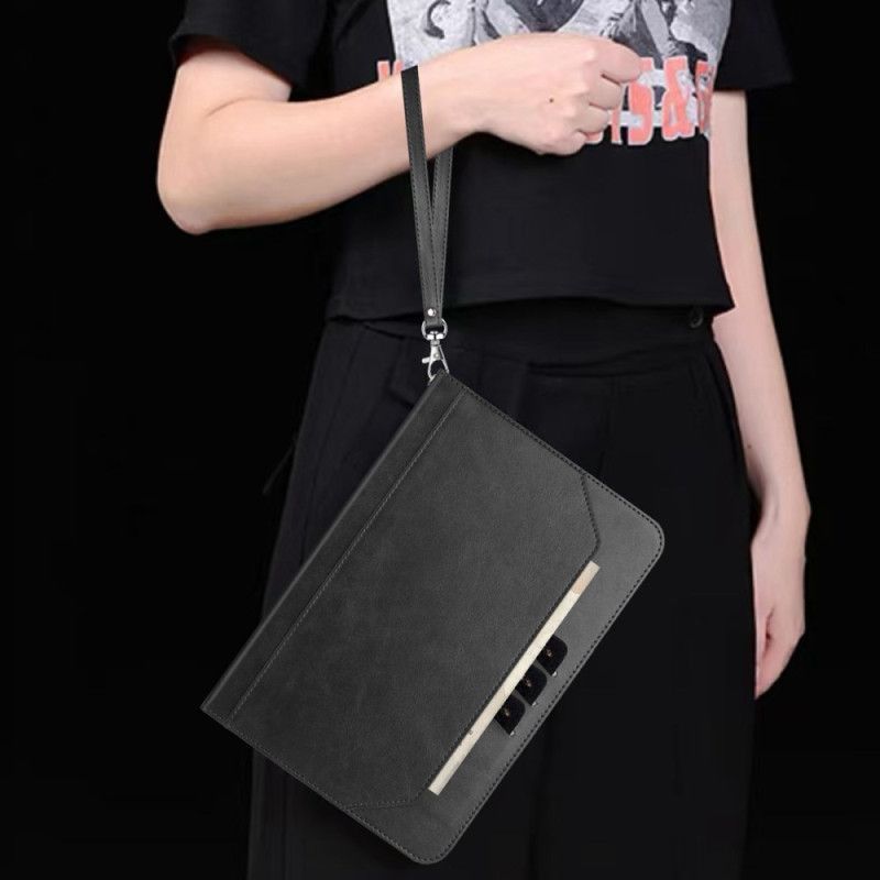 Étui Samsung Galaxy Tab S10 FE / S9 / S9 FE Sangle et Lnaière