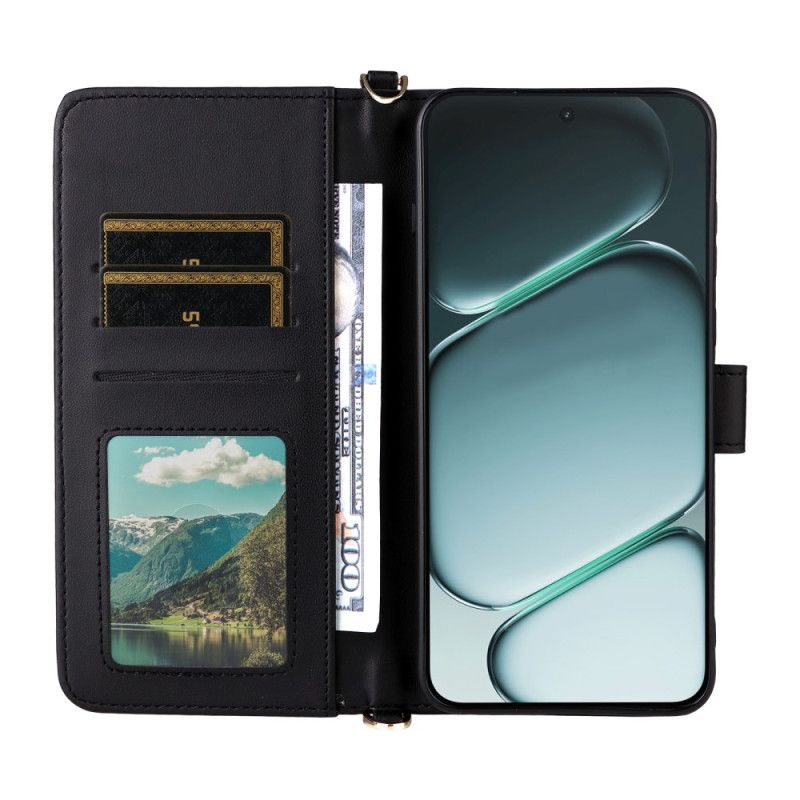 Housse OnePlus 15R 6 Porte-Cartes avec Sangles