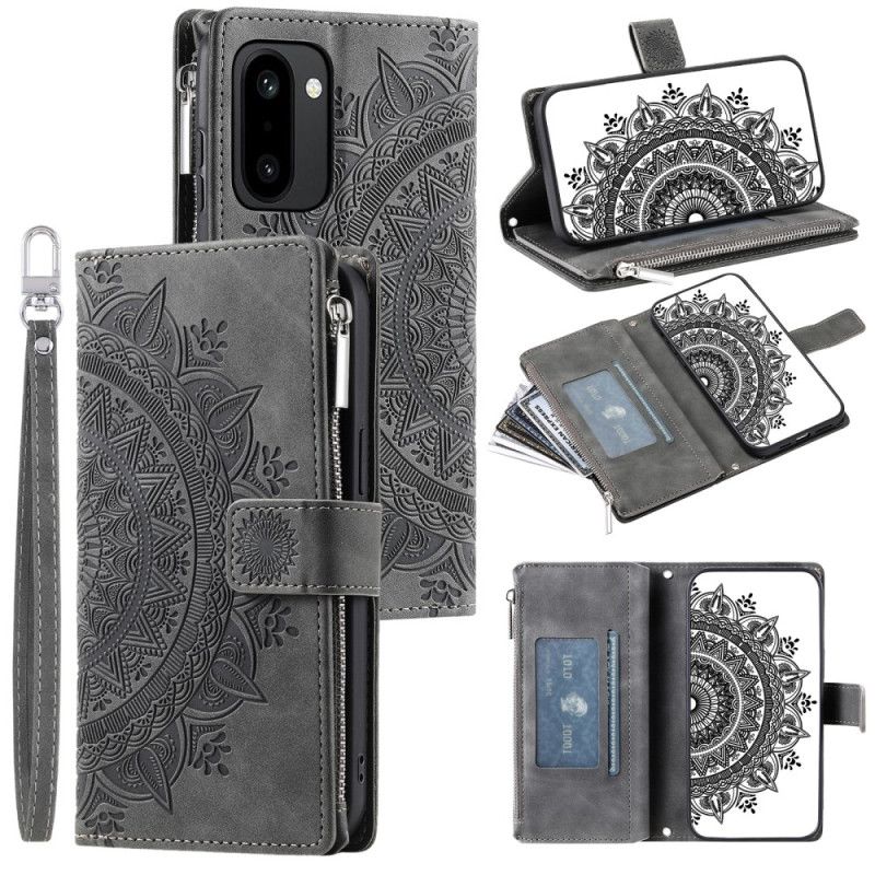 Housse OnePlus 15R Portefeuille Fleur Mandala