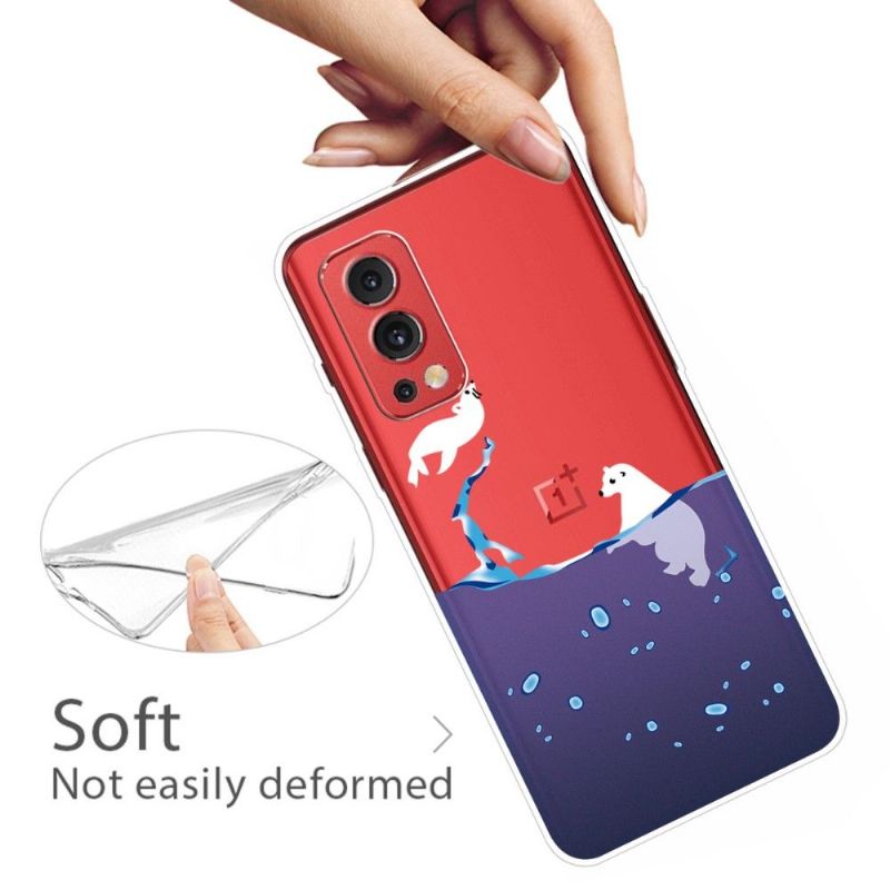 Coque OnePlus Nord 2 5G phoque et ours blanc