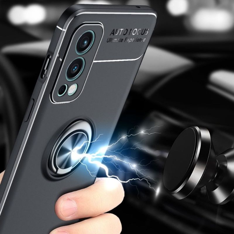 Coque OnePlus Nord 2 5G silicone avec support rotatif