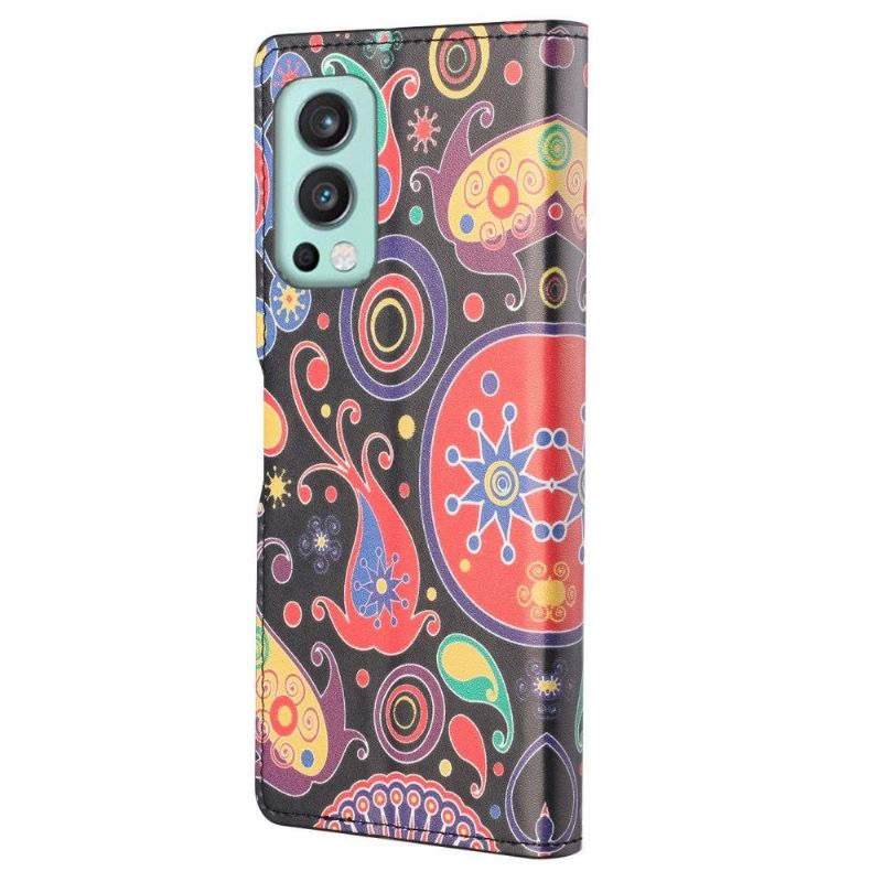 Housse OnePlus Nord 2 5G paisley fleur