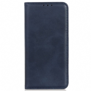 Flip Cover Poco X6 Pro 5G Cuir Fendu Classique